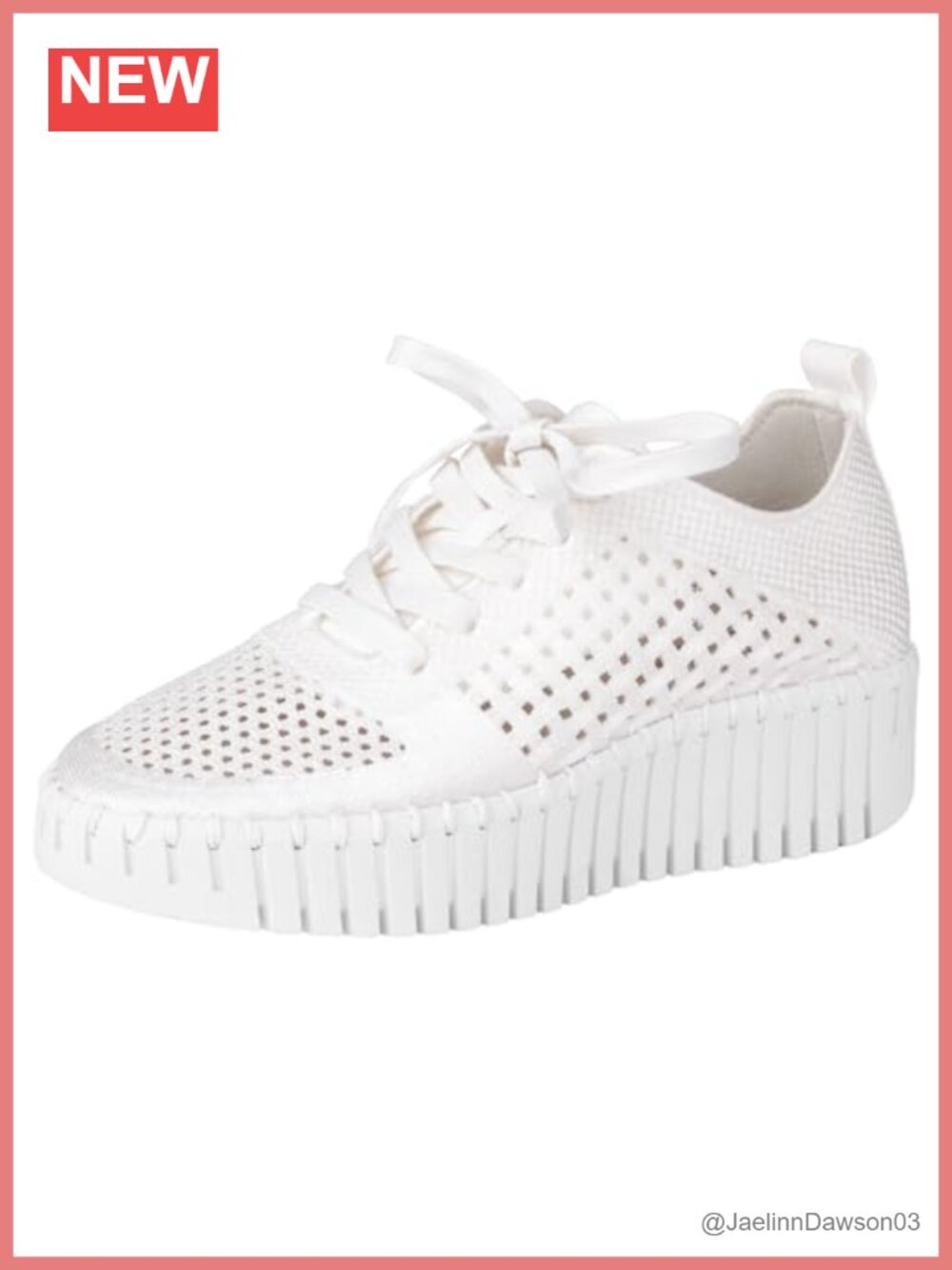 Ilse Jacobsen Tulip Lace Up Wedge Flats Round Toe Breathable